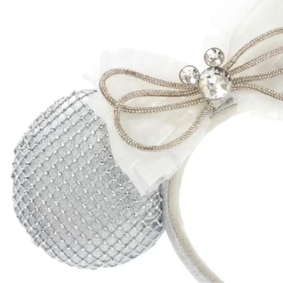 Minnie Mouse holiday Gem Ears headband - Picture 4 of 12